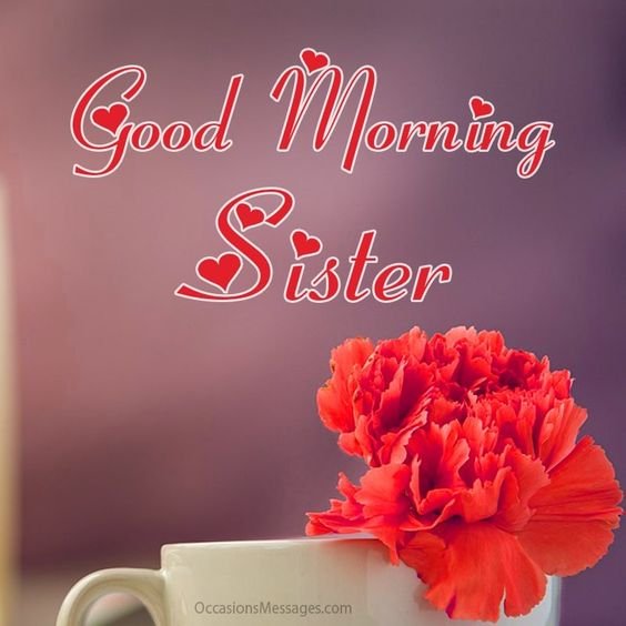 What is Good Morning Quotes For Sister 2024???